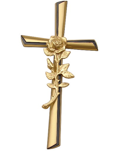 Krzyż z różą